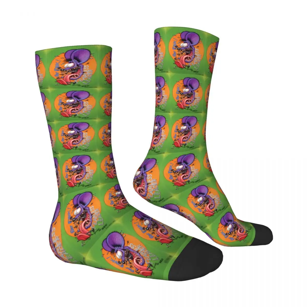 Fearless Leader Rat Fink Kawaii Socks Sports Cartoon Pattern Socks