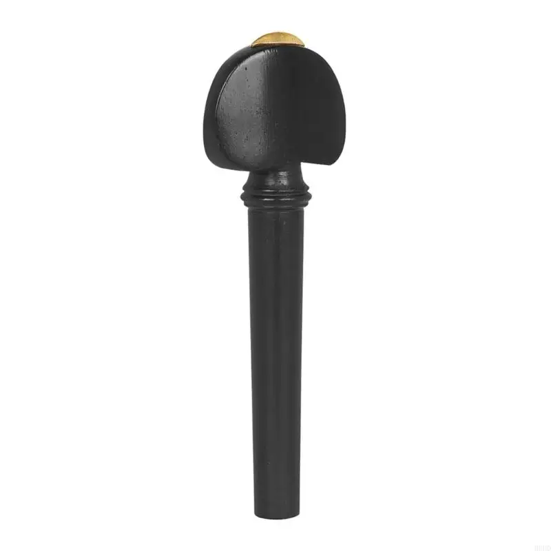 Violin Tailpiece Chinrest Endpin Set in Black, Fitting Parts Set for Instrument Practice Use, and Regular Music 69HD