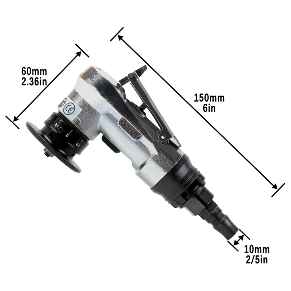 ABFW Mini Chamfering Machine, Pneumatic Beveling Machine for Inner Hole Deburring Linear,1/4 Inch Intake Connection,Set A