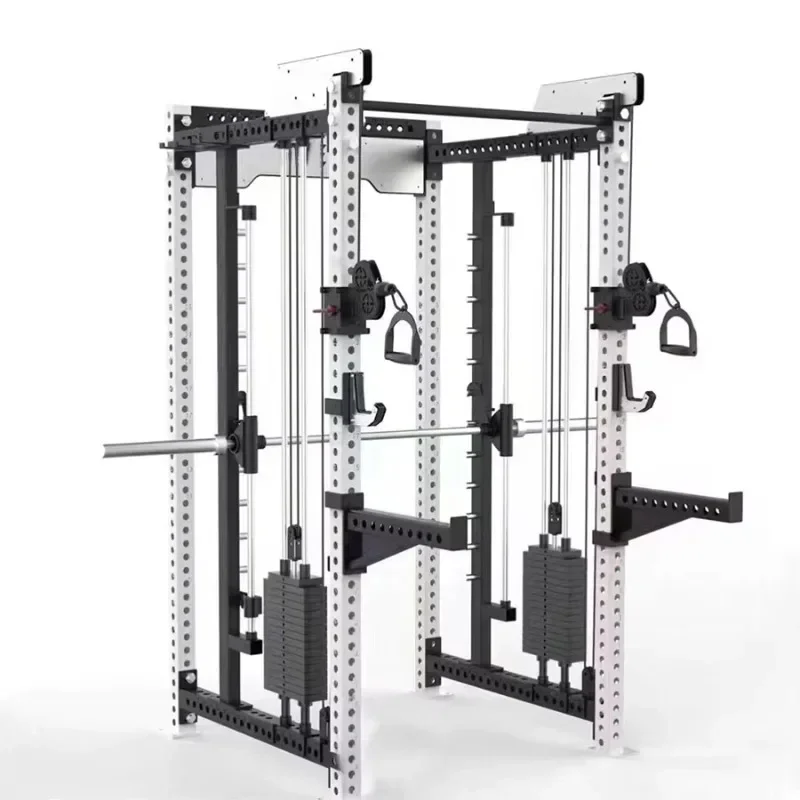 Little Bird Smith Comprehensive Three-in-One Trainer Free Squat 75 Square Tube 3.0 Thick Tube Unisex Commercial Quality Exercise