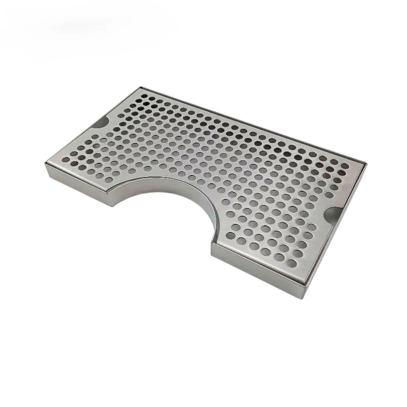 stainless steel beer u-shaped drip tray homemade draft beer drip tray beer tower cornelius barrel connie barrel ball lock barrel