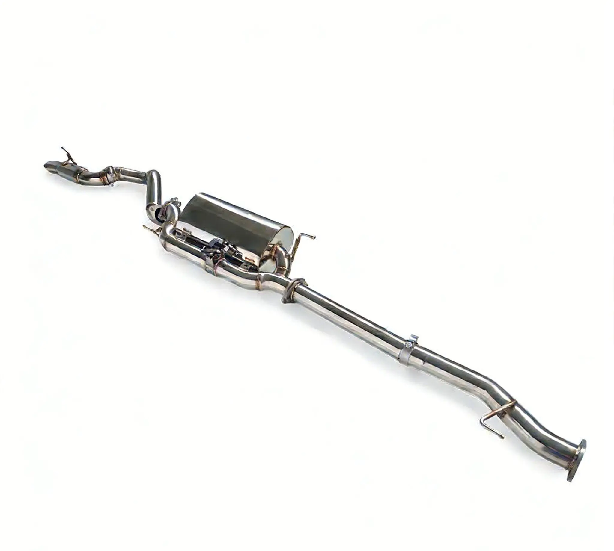 

Stainless Steel Universal Valve Catback Exhaust Pipe With Muffler Fit For Great Wall Motors Tank 400 Car Exhaust Sound Retrofit