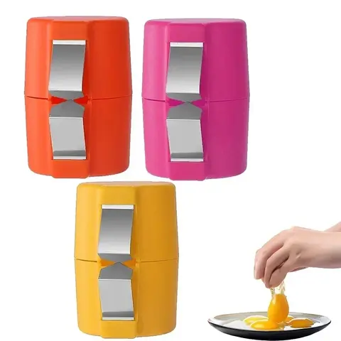 Apriscatole portatile per gusci d'uovo da cucina, frantoio portatile per gusci d'uovo, pressa domestica, separatore di gusci d'uovo, nuovo