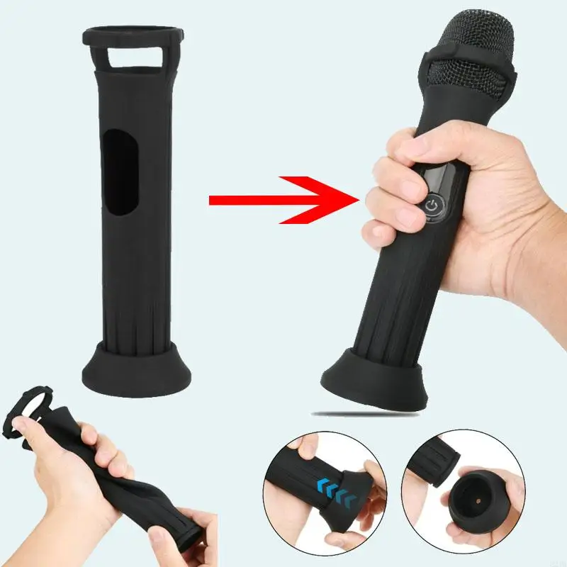 Беспроводной микрофон силиконовый корпус.