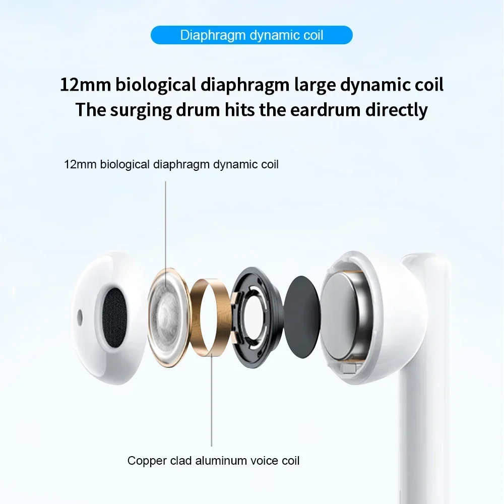 Honor Earbuds X2 TWS Bluetooth 5.2 auricolari Semi-in-ear 2 Mic ENC Low-Lag Game Sport Headset 12mm Bio Speaker 28h versione CN