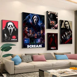 1PC Scream Horror Movie Poster Stickers art wall Murals decor Game Room Decor Gifts Kawaii HD painting Cat Cars