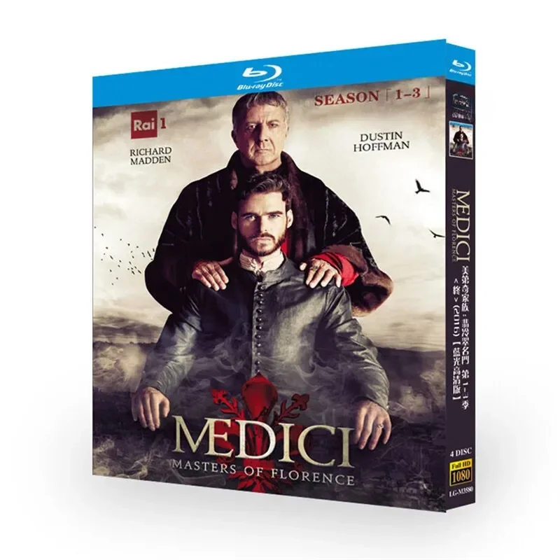 Medici Masters of Florence Season (1-3)：4-Disc All Region New Box Set EnglishSub