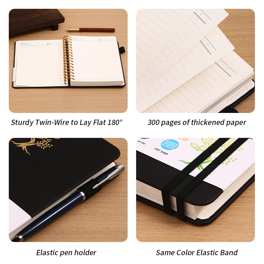 A5 Hardcover spiraalgebonden n - Vintage Leather Journal Notebook recensie en prijs