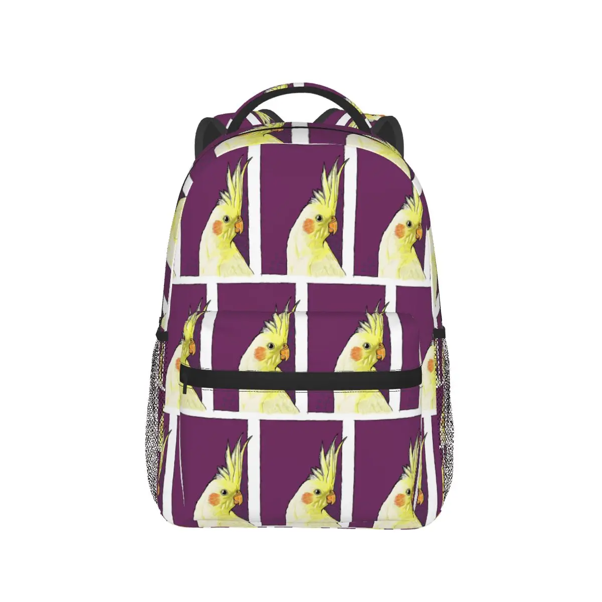 

Cockatiel Backpack Hot Sale Daypack Large Capacity Kids BookBag School Bag Shoulder Bags for Men Women