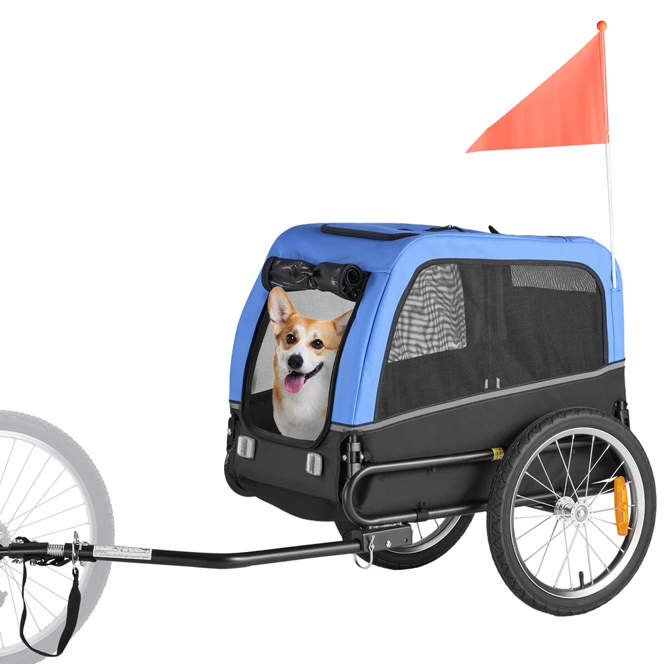 Dog Bike Trailer Pet Cart Bicycle Carrier for Dogs