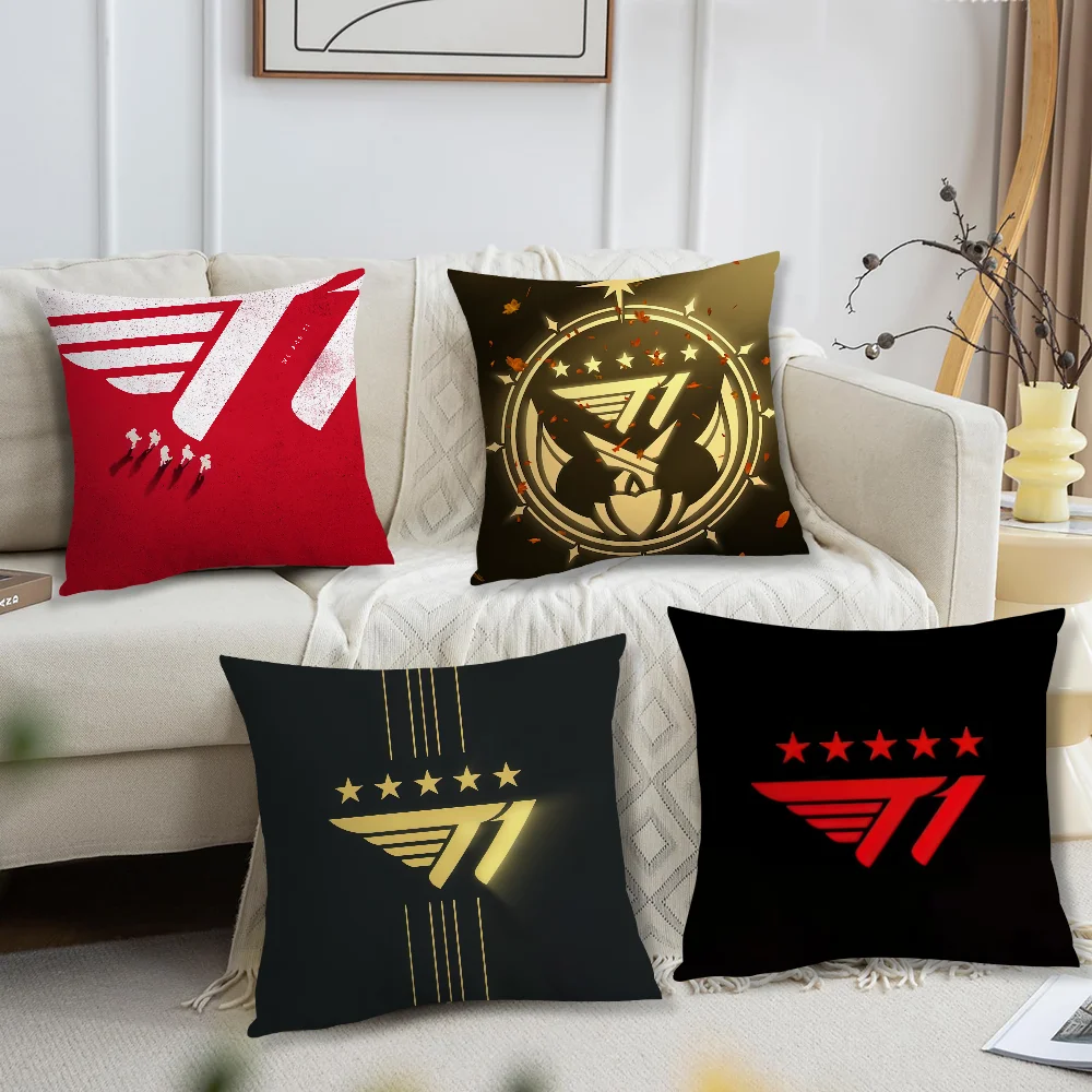 Faker SKT T-T1 cool cushion cover Living Room Accent Couch Back Support Square Lounge Restful Nap Companion Pillow Case