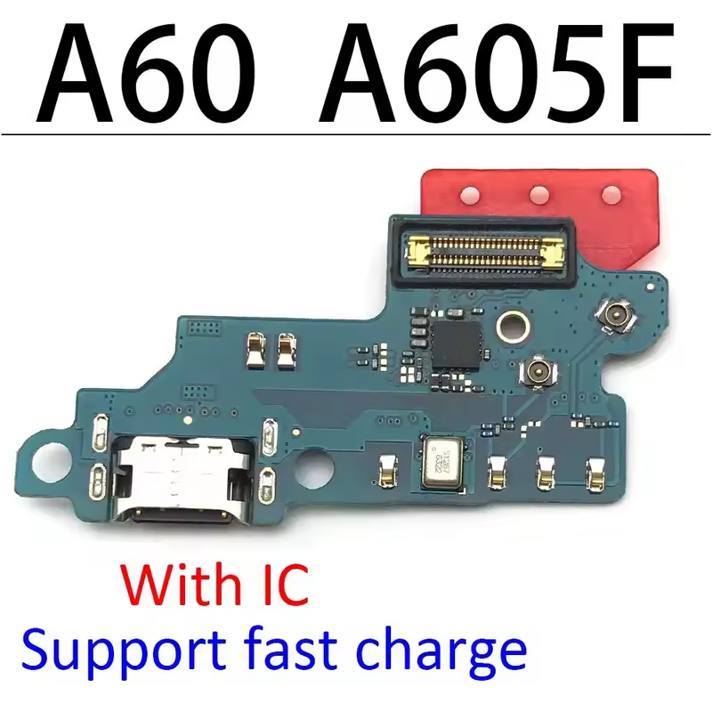 USB Charger Charging Port For Samsung A71 A70 A51 A50 A41 A40 A31 A30 A21S A20 A60 A10 Dock Connector Microphone Board - Image 17
