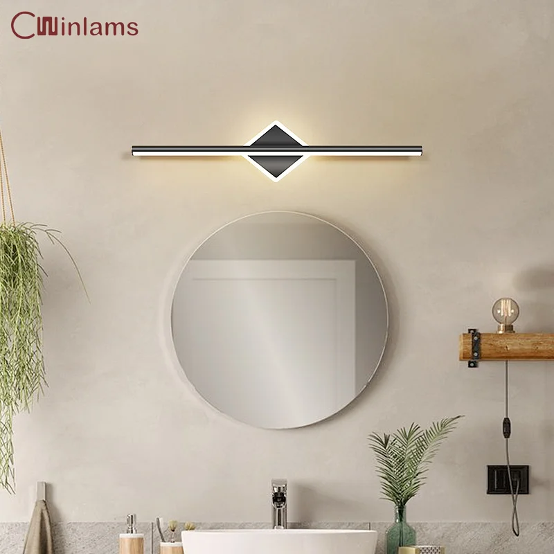 

Contracted Dresser LED Cosmetic Mirror As The Fill Light Wall Lamp Lens Ark Dedicated Modern Bathroom Toilet Lamp Lens Headlight