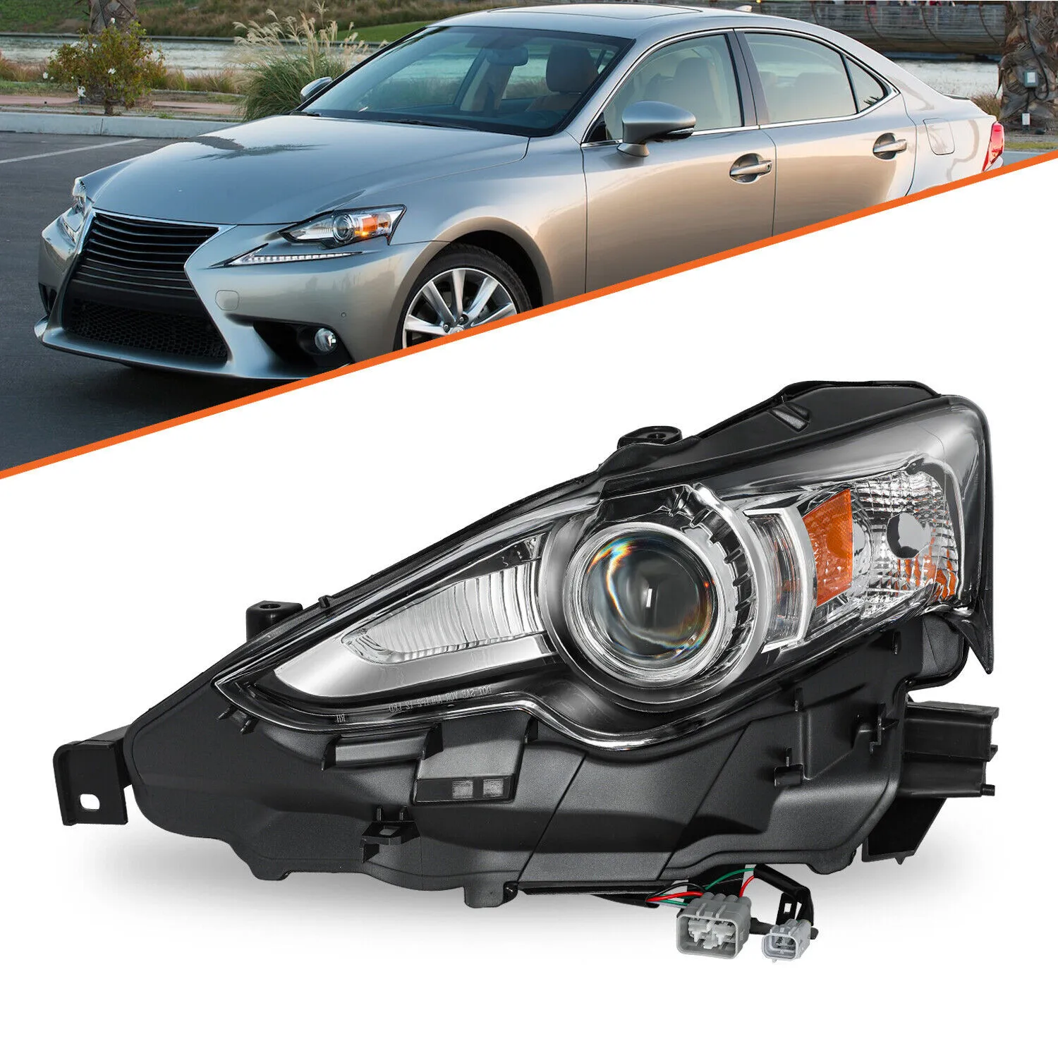 

For 2014 2015 Lexus IS250 IS350 Left Driver Side HID/Xenon Headlight