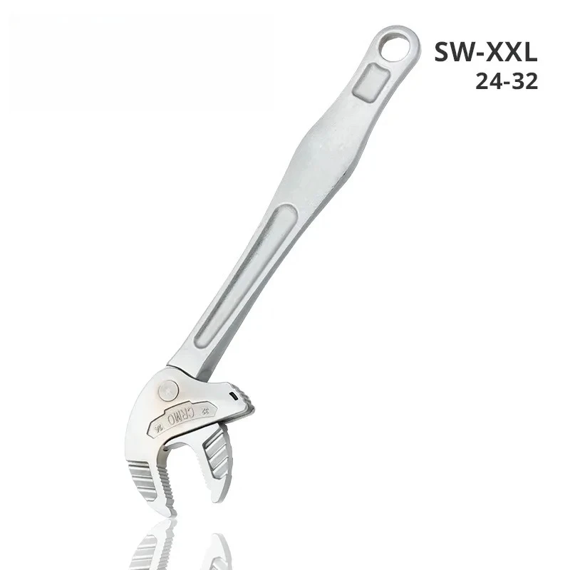 for Crab Claw Type Multi Function Fast Adaptive Imitation Ratchet Wrench Industrial Grade Large Opening Movable Wrench