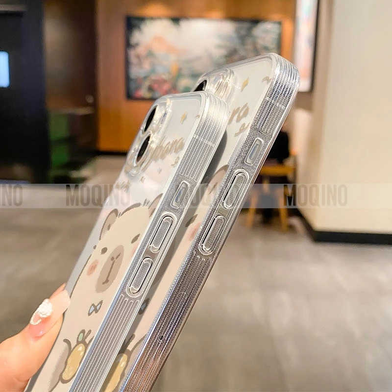 حافظة لهاتف Sony Xperia XZ2 XP XZ premrum XZ1 Compart 1iV 10iV Capybara حافظة ناعمة من البولي يوريثان