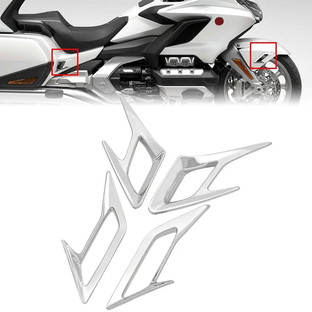 For Honda Gold Wing Tour Airbag DCT 2018-2025 Motorcycle Front& Rear Fender Vent Trim Cover Decoration Kit Plastic Parts