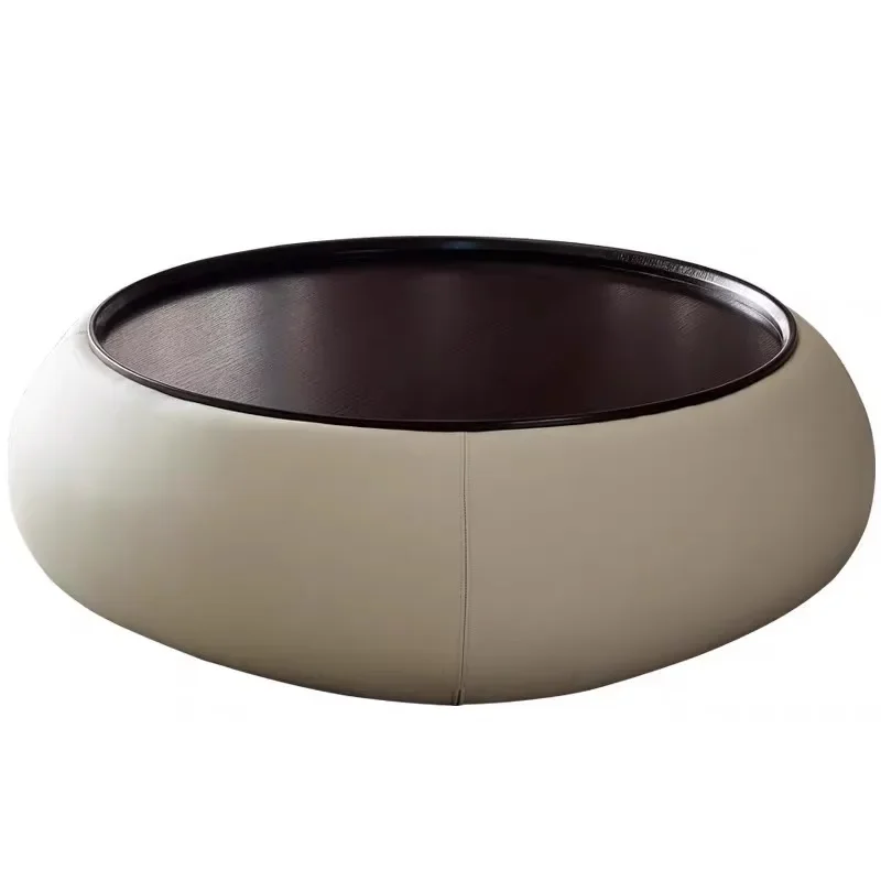 Round coffee table, Nordic modern simplicity, light luxury living room, household small apartment, side table combination