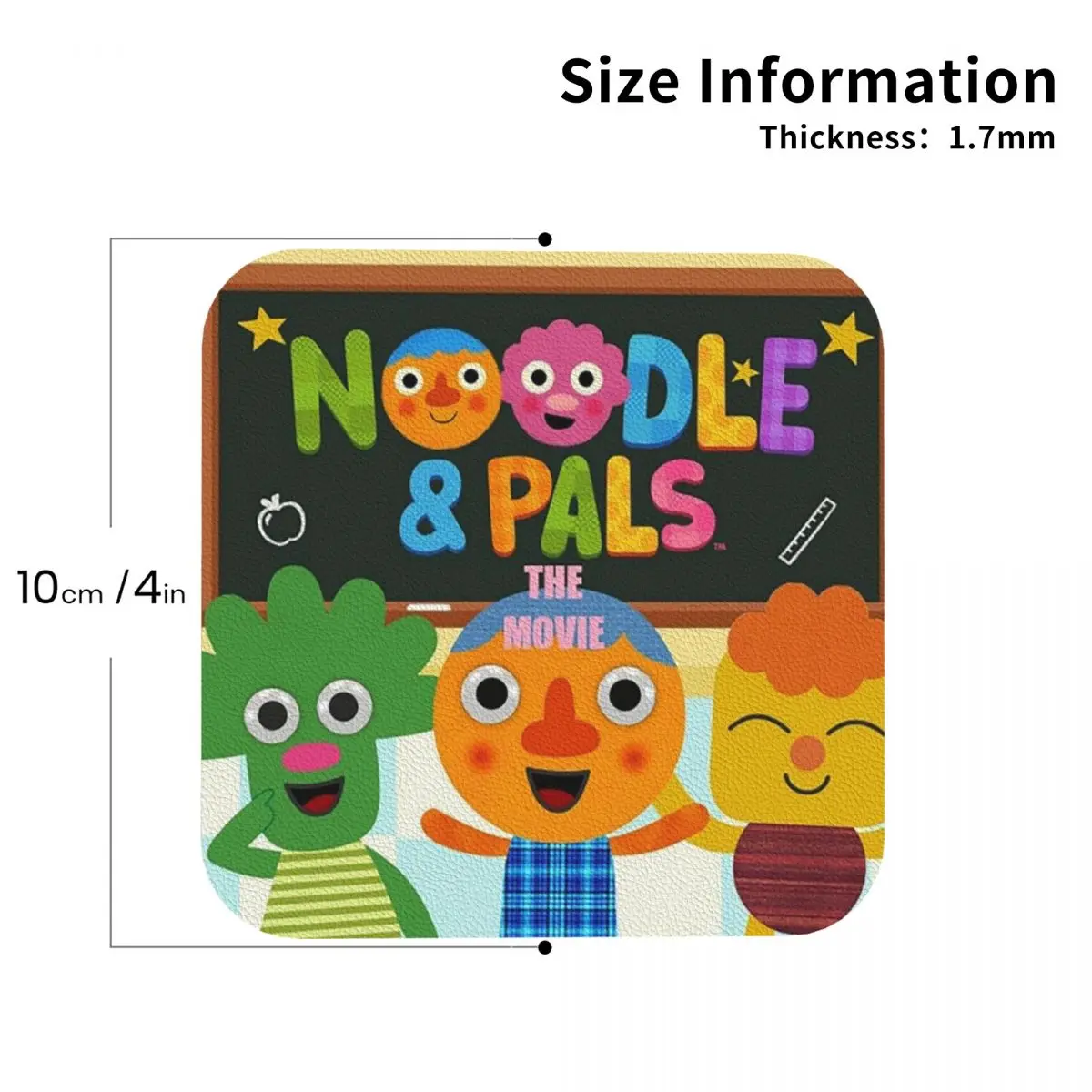 

Лапша и мольсы, микро супер простые крутые подставки, кожаные салфетки, изоляционные кофейные коврики для дома, кухни, обеденные подушечки, набор из 4 шт.