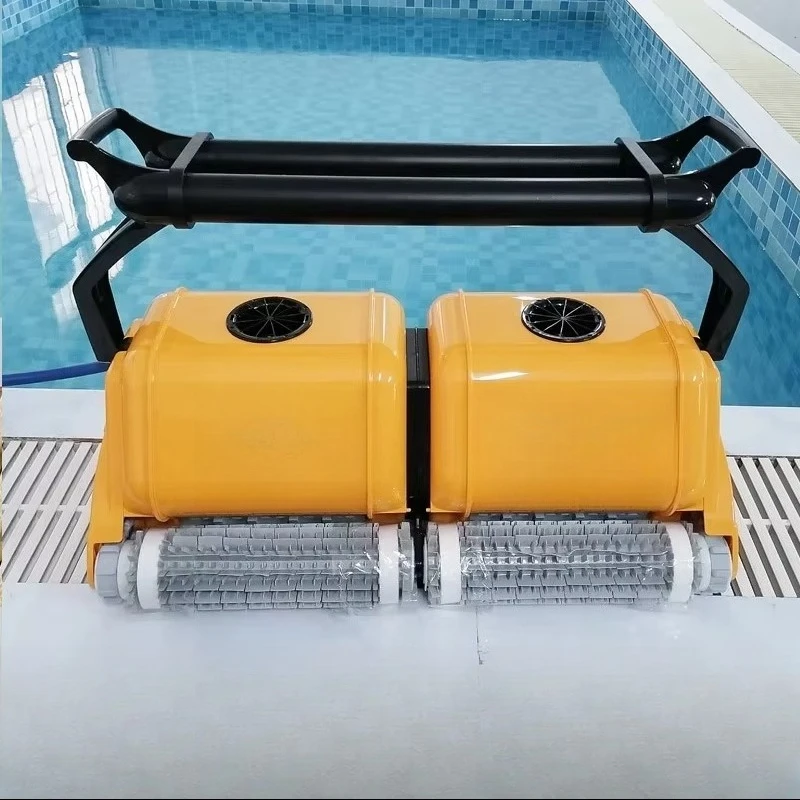 Robot Pembersih Kolam Renang Otomatis 3002, Vacuum Cleaner Kabel Bawah Air dari Plastik untuk Membersihkan Dasar Kolam Renang