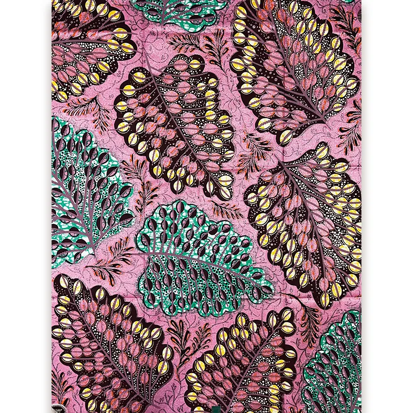 Grand Super 100% Cotton African Wax Fabric High Quality Ankara Wax Print Fabric 6yards Women Fabric For Sewing VLS2038