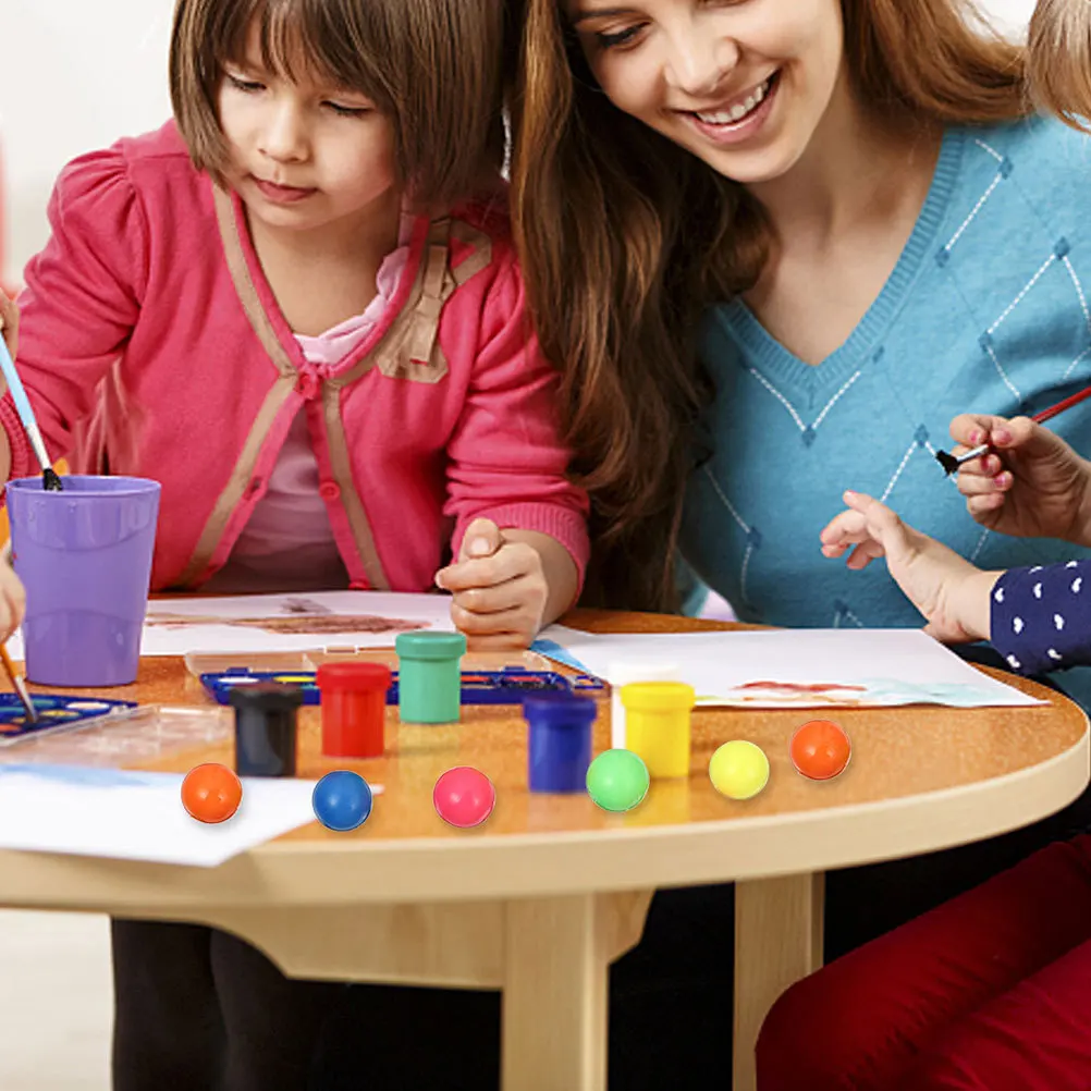 200 قطعة من كرات العد الملونة عالية الجودة من البلاستيك السلس بدون فقاعات للأطفال تعلم الرياضيات والتطوير البصري والتدريس المدرسي #1