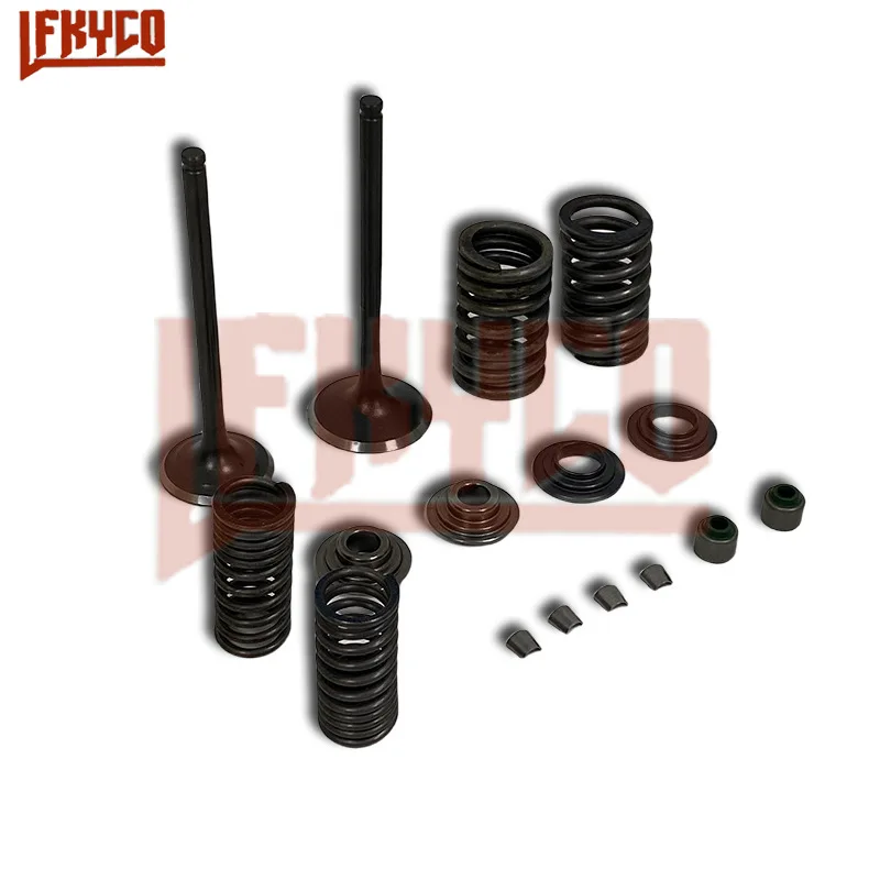 دراجة نارية صمام المحرك الجذعية لهوندا CRF150F CRF 150 F 2006-2017 XR150L XR 150 L 2014-2018 صمام السحب صمام العادم الربيع #4