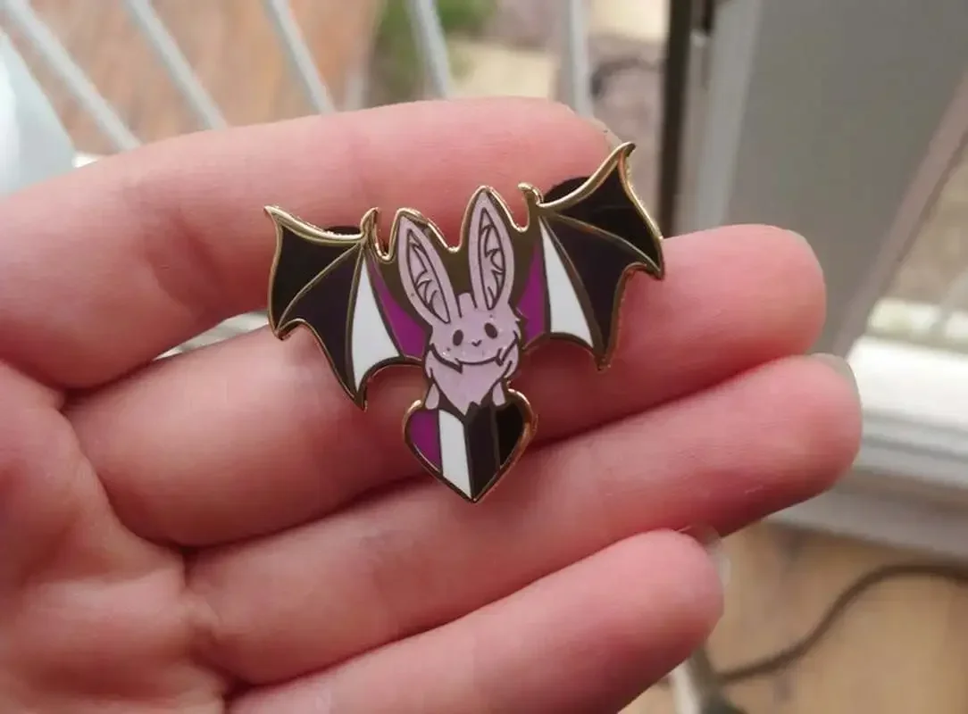 LGB(a)T Enamel Pin Lapel  Badge s- Asexual/demisexual Edition!!