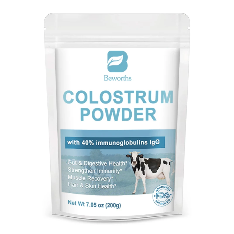 Beworths Milk Bovine Colostrum Probiotics Intestinal Health Gut Digestive&metabolic Muscle Health Nutrition Supplements