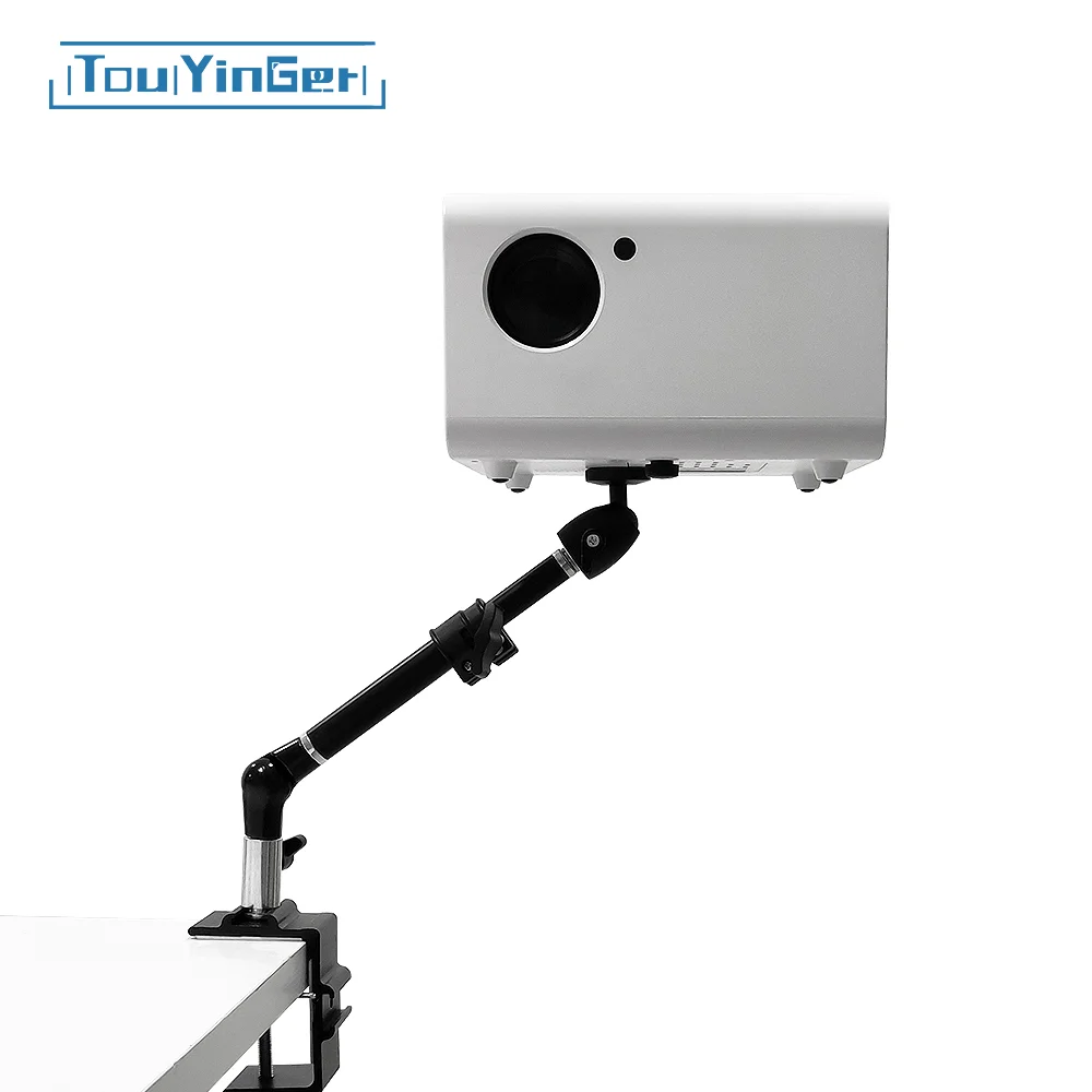 touyinger-projector-wall-mount-brackt-360-degree-floor-stand-height-adjustable-punch-free-bedside-hanger-holder-loading-4kg