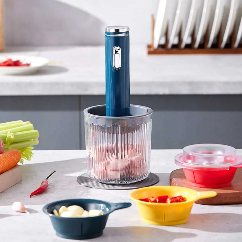 Многофункциональная мясорубка, кухонная мясорубка, бытовая электрическая маленькая машина для прикорма, машина для резки овощей