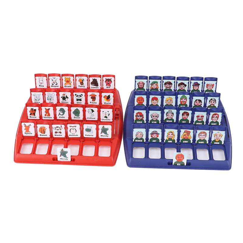 Who Is It Family Memory Guessing Game Kids Funny Montessori Antistress Toy Gift Classic Board Interactive Party Game