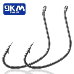 Catfish Hook Live Bait Hook 50~200Pcs High Carbon Steel Pike Hook Freshwater Saltwater Halibut Trotline Hooks Octopus 4#~3/0#