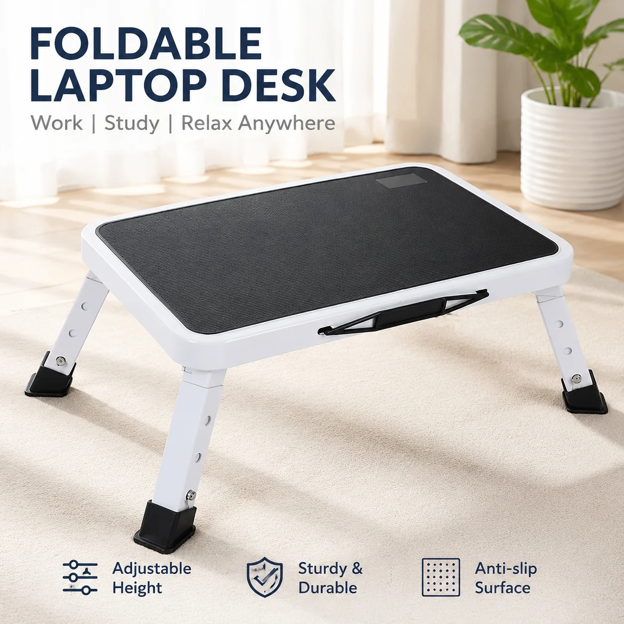 Lifting Step Stool for Elderly, Car Access Auxiliary Tool, Folding Step Pad, Portable Footstool for Bathroom RV Home Use