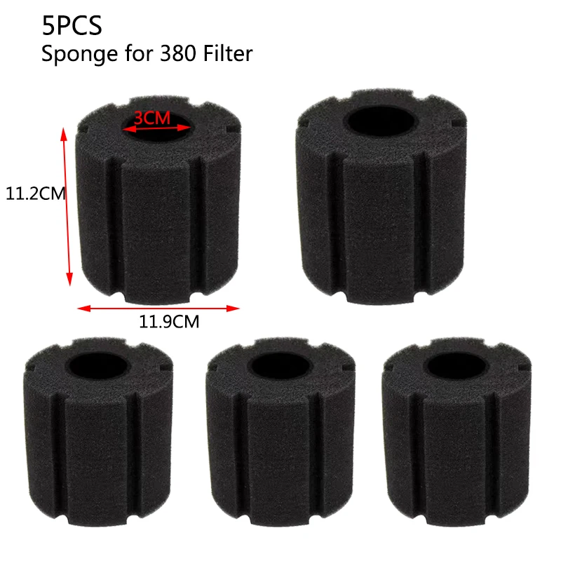Zwart Spong Filter voor Aquarium Fish Tank Luchtpomp Skimmer Biochemische Spons Filter Aquarium Bio Filters Filtro Aquario Nieuw - afbeelding 1