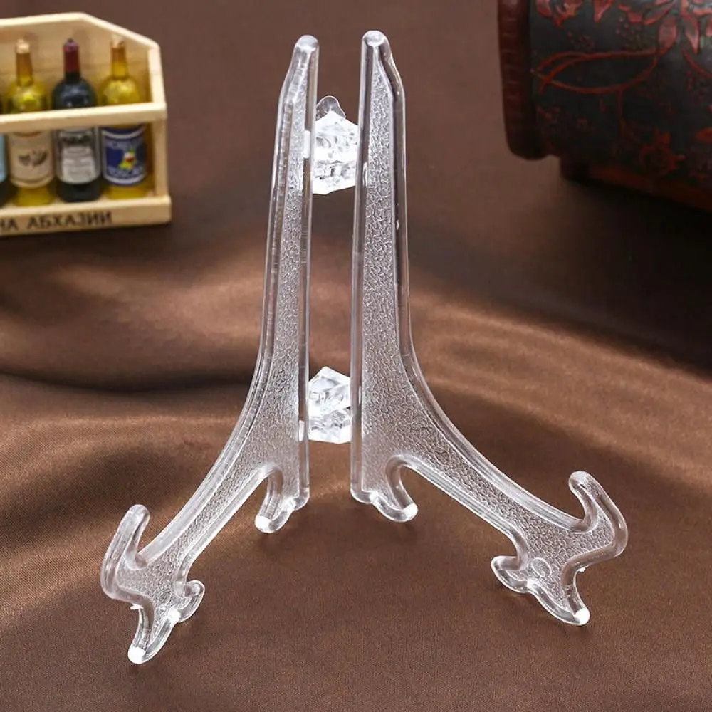 Fashion Home Easel Picture Display Case Holders Photo Frame Plastic