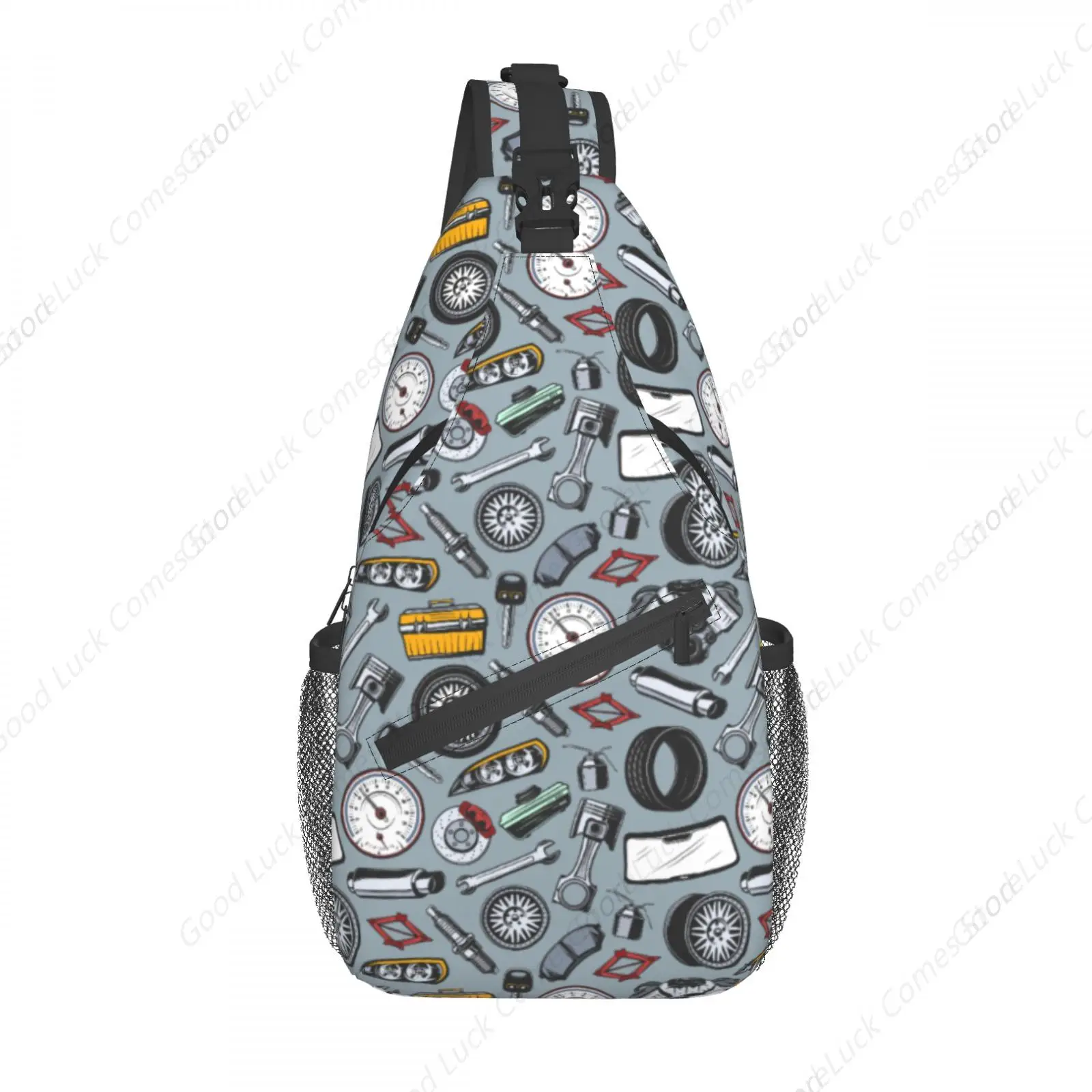 

Mechanic’s Tool Bag Crossbody Bags Trendy Sling Backpack Chest Shoulder Bag Gym Cycling Travel Hiking