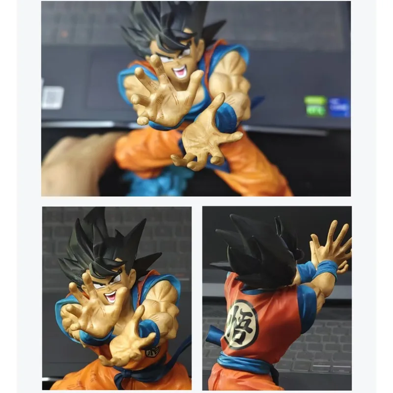 Anime Dragon Ball Super Saiyan Turtle Pi Qigong Goku 17cm Figures Model Statue Decoration Toy Collection Gift