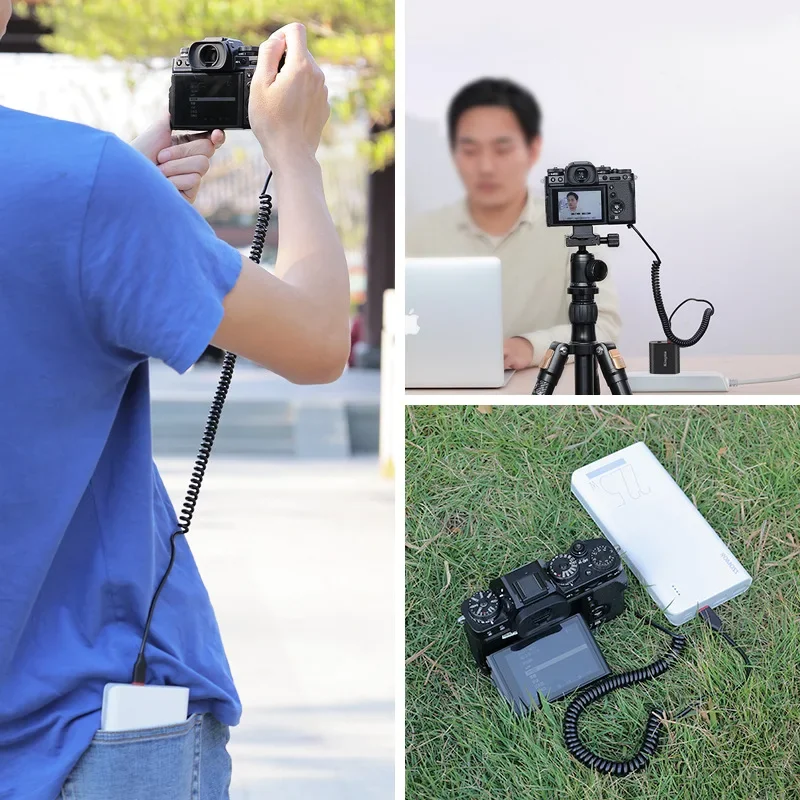 ACK-E18 Tipe USB C LP-E17 Dummy Baterai DC Power AC Adaptor untuk Canon EOS R10 RP 200D 250D 750D 760D 77D 800D 850D 8000D Charger