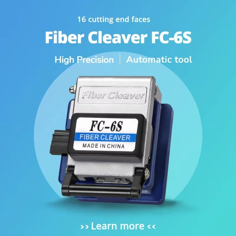

Fiber Cleaver FC-6S Optical Fiber Cutting Knife Ftth Tool Cleaver Fiber Optic Cutter Cold Contection Dedicated Metal Free ship