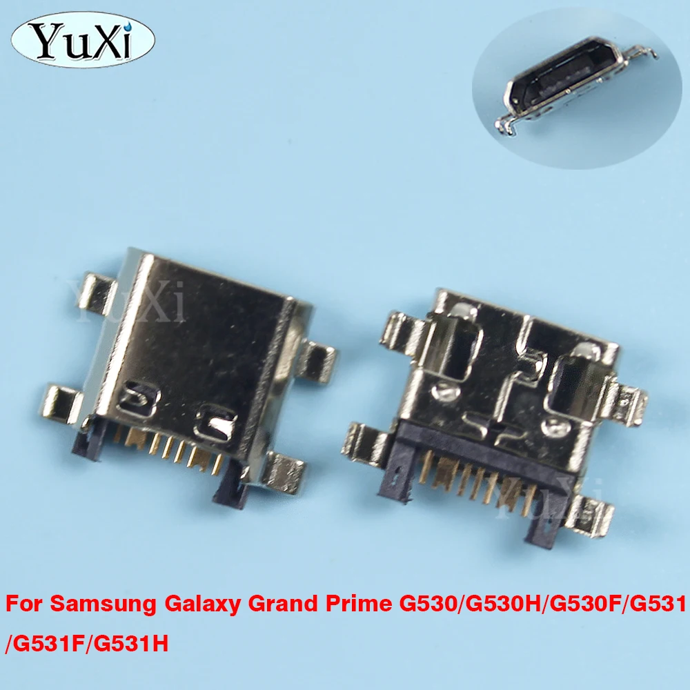 5pcs Micro USB Charging Connector Port Socket 7Pin Tail Plug For Samsung Galaxy Grand Prime G530 G530H G530F G531 G531F G53