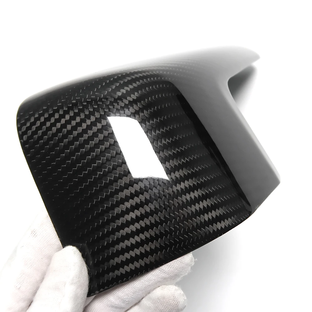 Für Chevrolet Silverado 1500 Cheyenne Für GMC Sierra 2019 2020-2023 Dry Carbon Fiber Abdeckung Seite Spiegel Fall Abdeckung trim Overlay