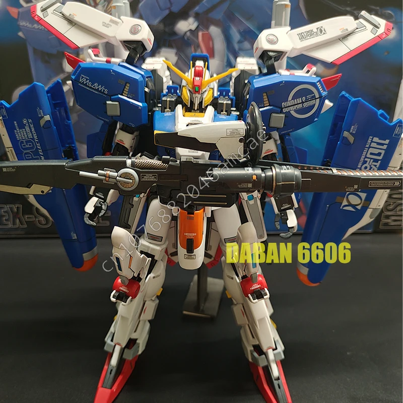

IN STOCK MG 1/100 DABAN 6606 MSA-0011 EX-S Exs Assembly Model Kit Action Figures Two Color Armor Plastic Model Toys Gifts