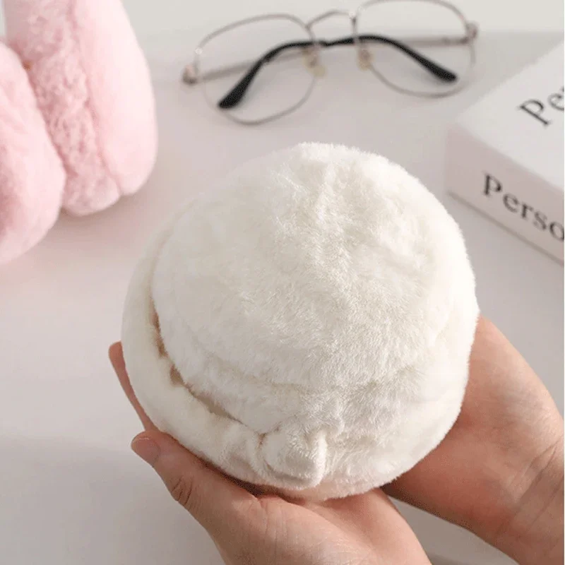 Sweety Plush Ear Cover Women Outdoor Winter Warmer Thermal Earmuffs Warm Headphones Earflap Fluffy Velvet Cool Muffs Protection