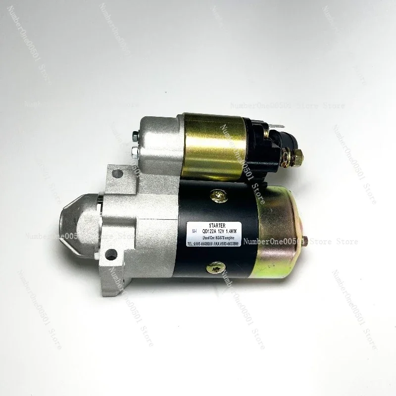 QD122A Starter Cape Diesel Engine KG670/690 Diesel Engine Starter Motor 1.4KW 12-tooth 12V