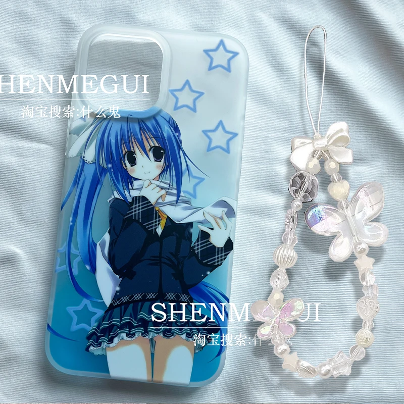 2024 New Japan Anime Popular Girls Y2k Minimalist Fit For iPhone 16 15 Promax Phone Case iPhone 11 14 High end 13 Pro Silicone