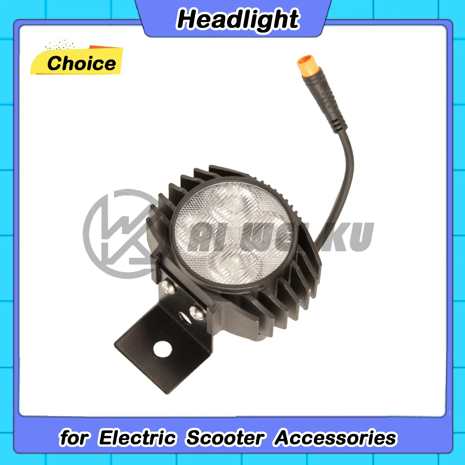 Image of Scheinwerfer für Kukirin G2 Master/G2 PRO Elektroroller Frontlampe LED-Licht Zubehör