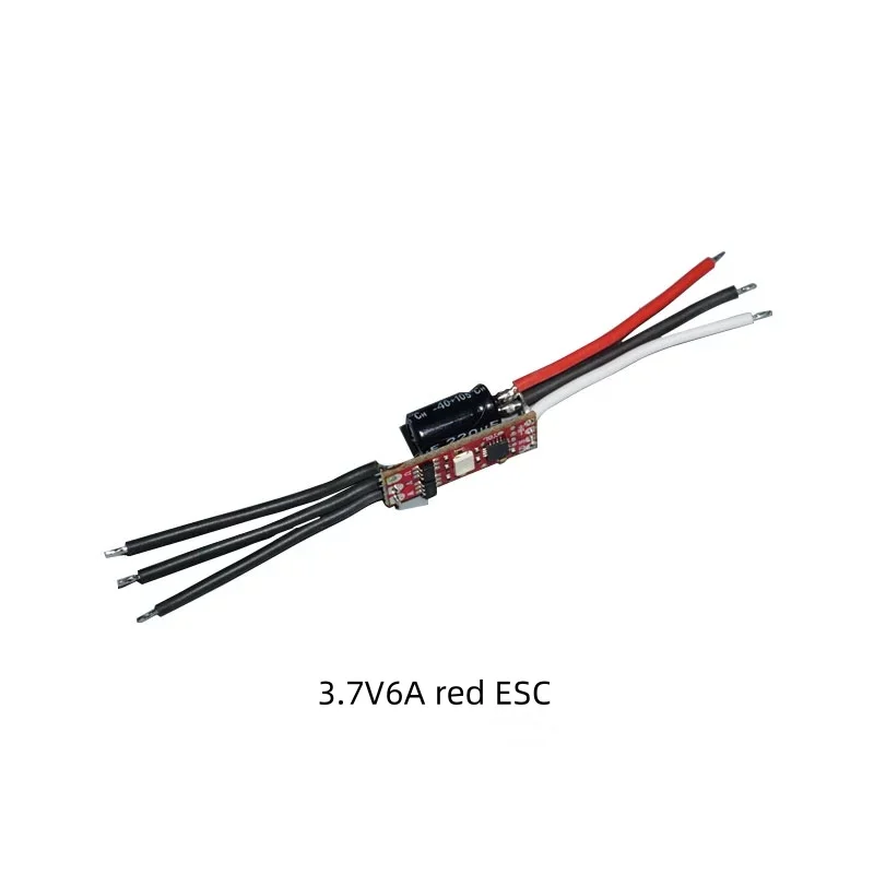 6A Mini Model Aircraft Brushless Electric Control 1-2S Mini Model Aircraft FPV Ultra Small 0.5g Weight 3.7V6A Electric Control
