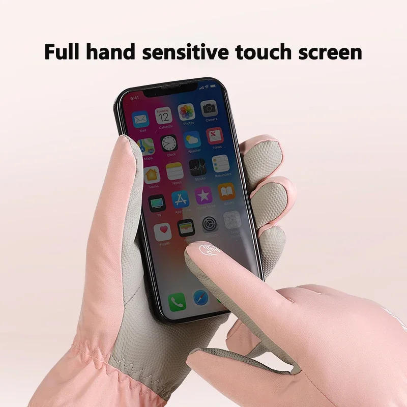 

uriya울 커플 스키 장갑, 두radh musica 열 장갑, 조절 가능한 ddy 방지, 미elea 방지 Presse치 스크린 장갑, 방