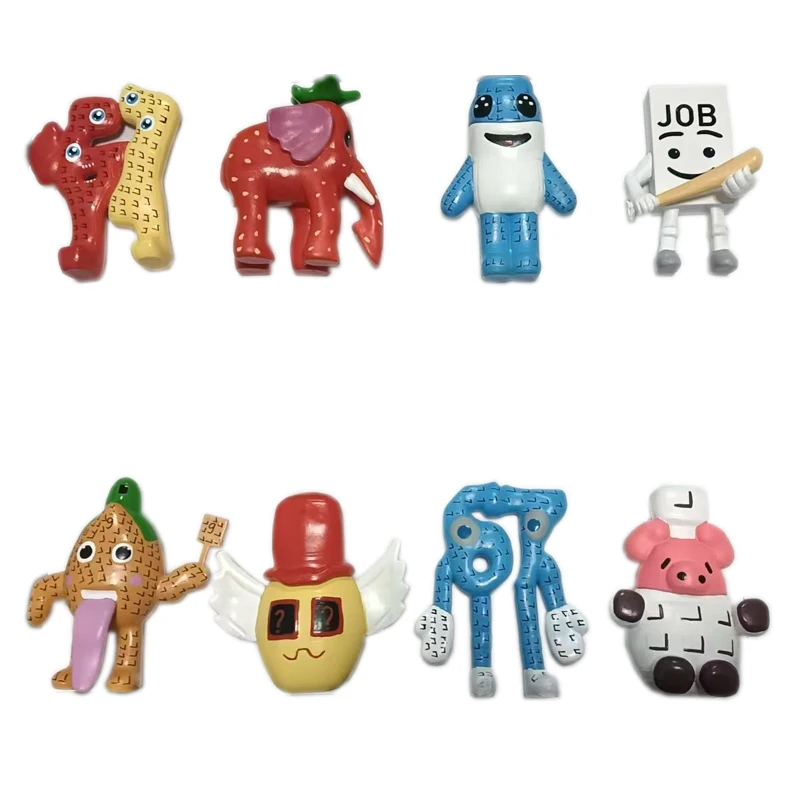 8 Pçs/set 2026 Novo Roubo Um Brainrot Jogo Figura Brinquedos No. 9 No. 67 Anime Modelo Língua Figura Brinquedos Figura Presente de Natal